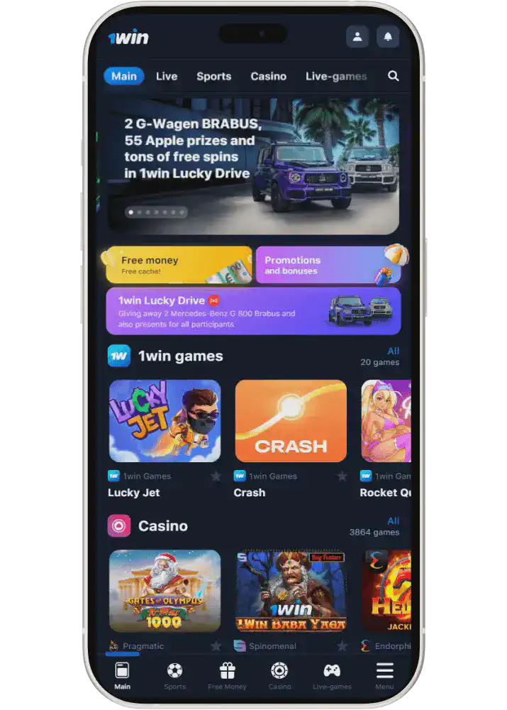 1win official casino collection