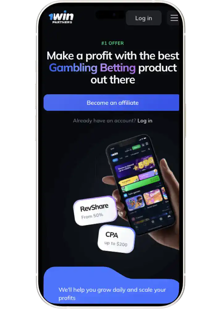 Joining the 1win Affiliate program