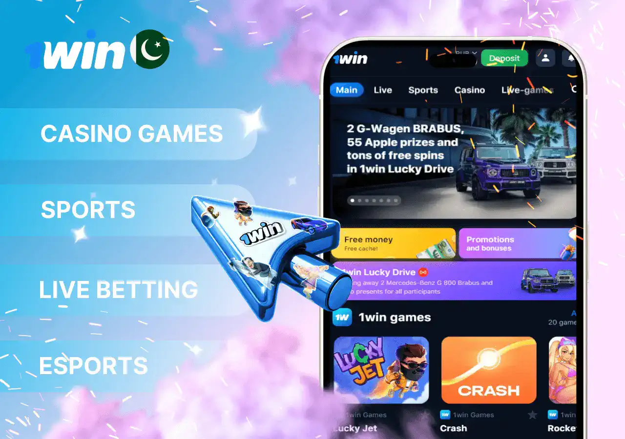 1win online games on mobile