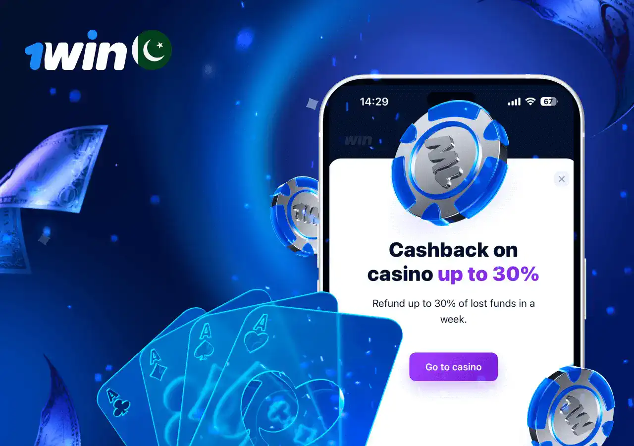 1win online Cashback offer