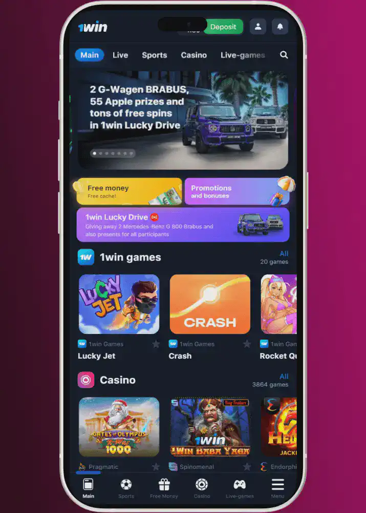 1win casino games