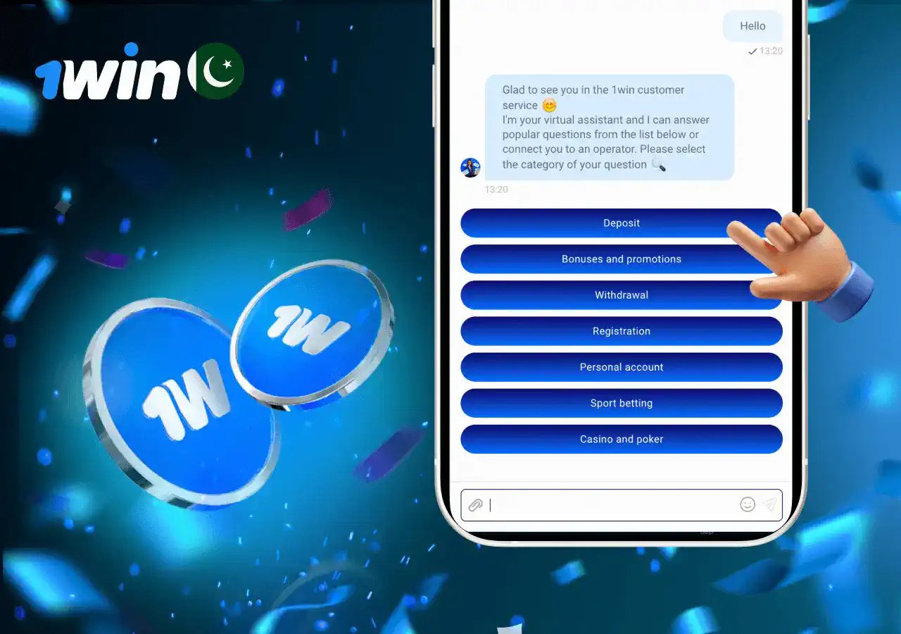 1win support: All ways to contact