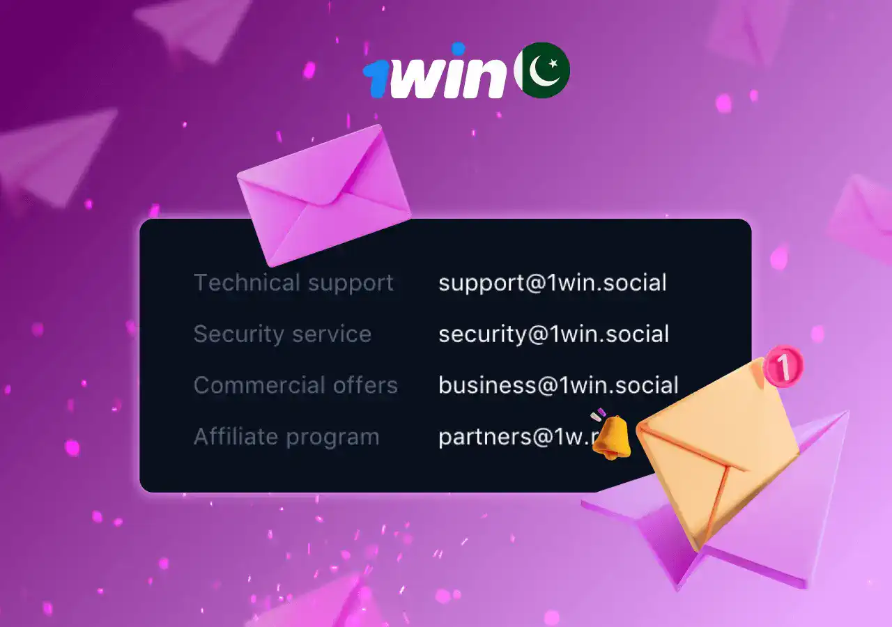 1win support email address